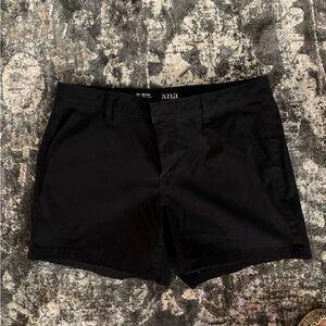 a.n.a women’s Classic Black Flat Front Shorts